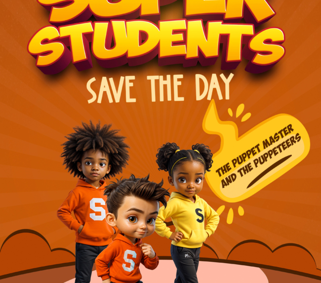 Super students save the day (The puppet master and the puppeteers)